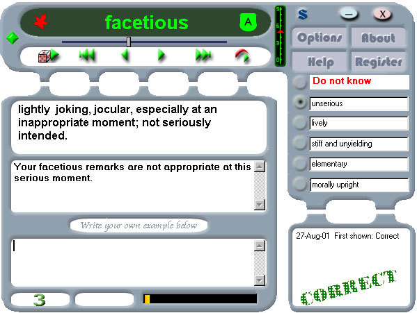Vocab Builder for Windows Screenshot